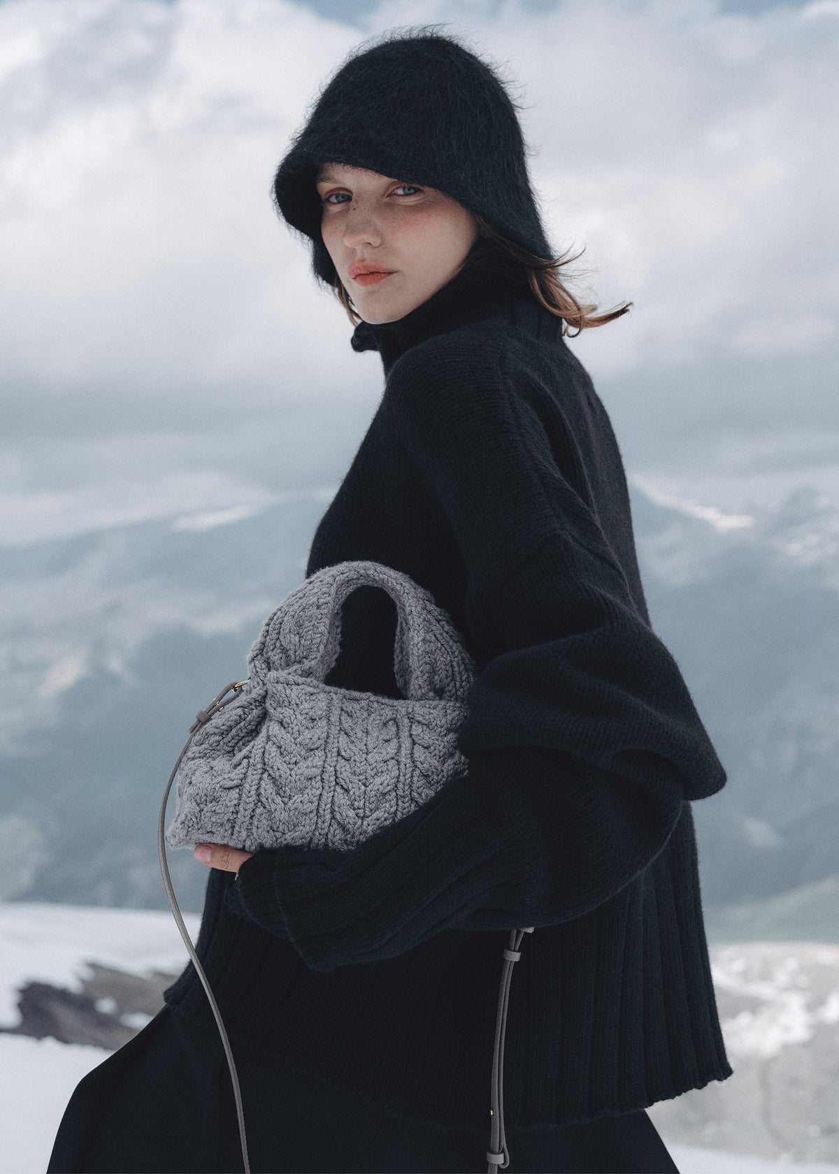PLNE - Numéro Neuf Mini - Merino Stone-1
