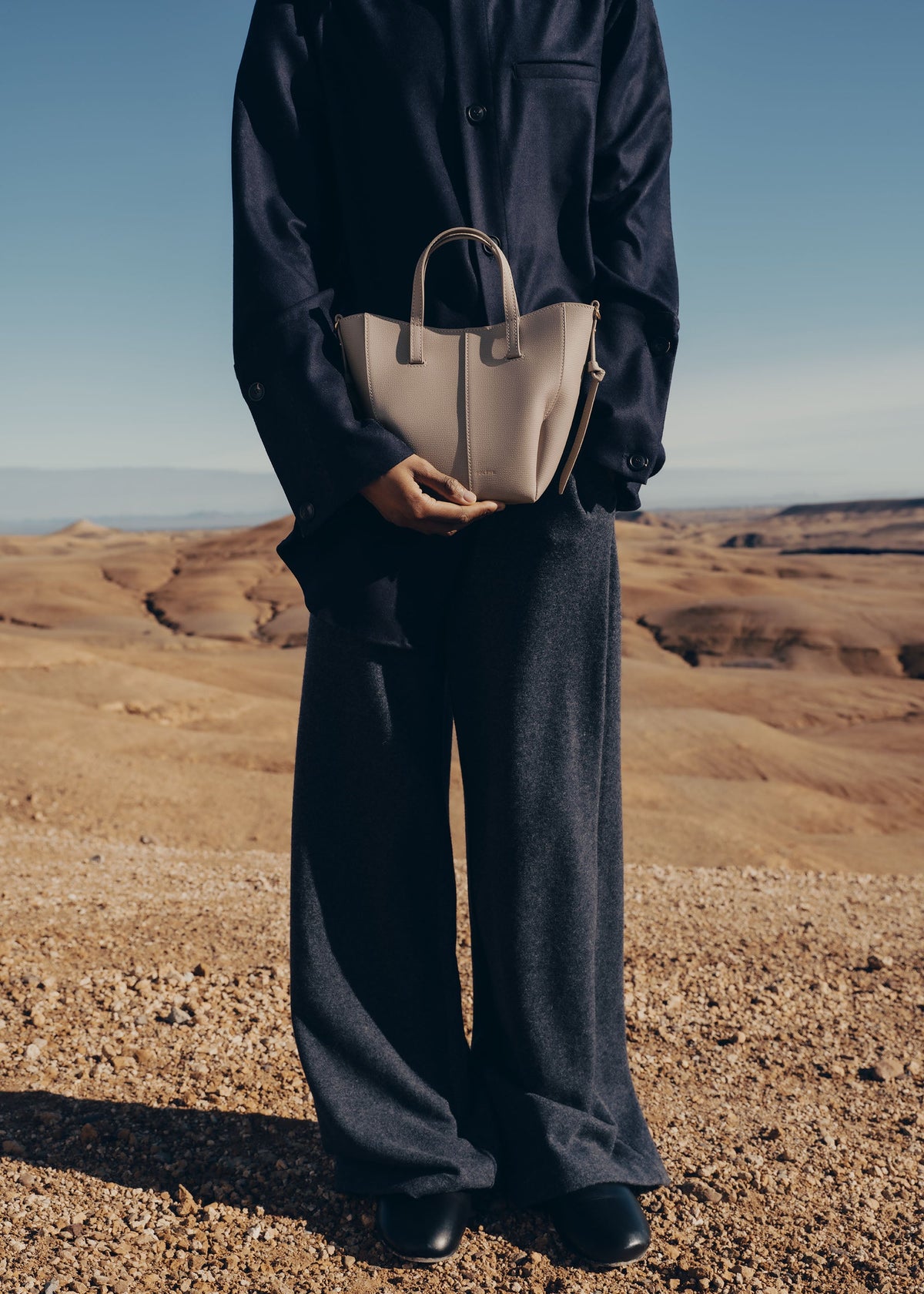 PLNE - Cyme Tote Nano - Textured Taupe