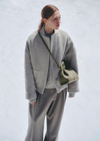 PLNE - Numéro Neuf Mini - Textured Smoky Green
