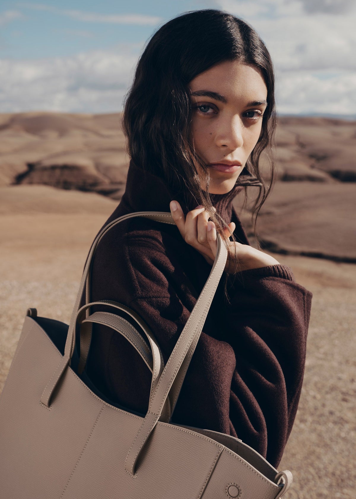 PLNE - Cyme Tote - Textured Taupe-3
