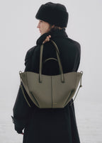 PLNE - Cyme Mini - Textured Smoky Green-3