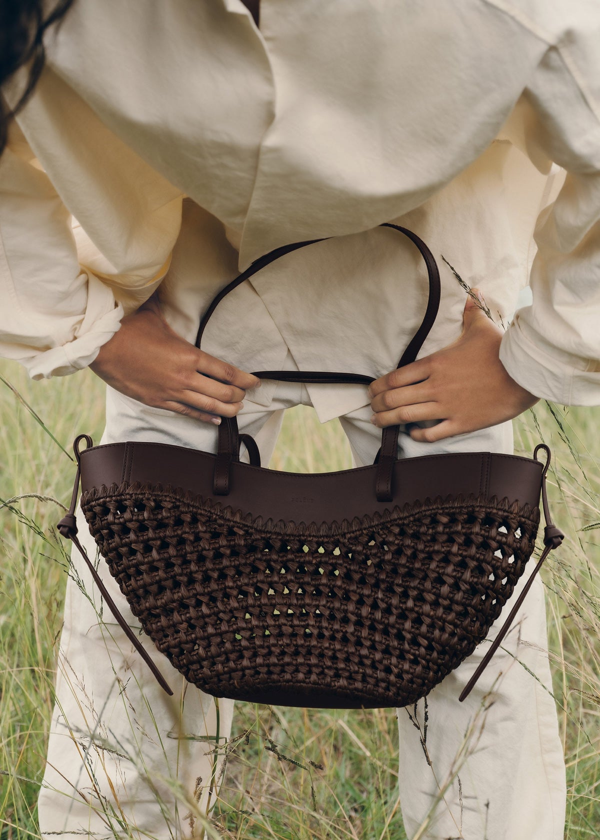 PLNE - Cyme Mini - Raffia Ebony-5
