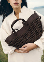PLNE - Cyme Mini - Raffia Ebony-1