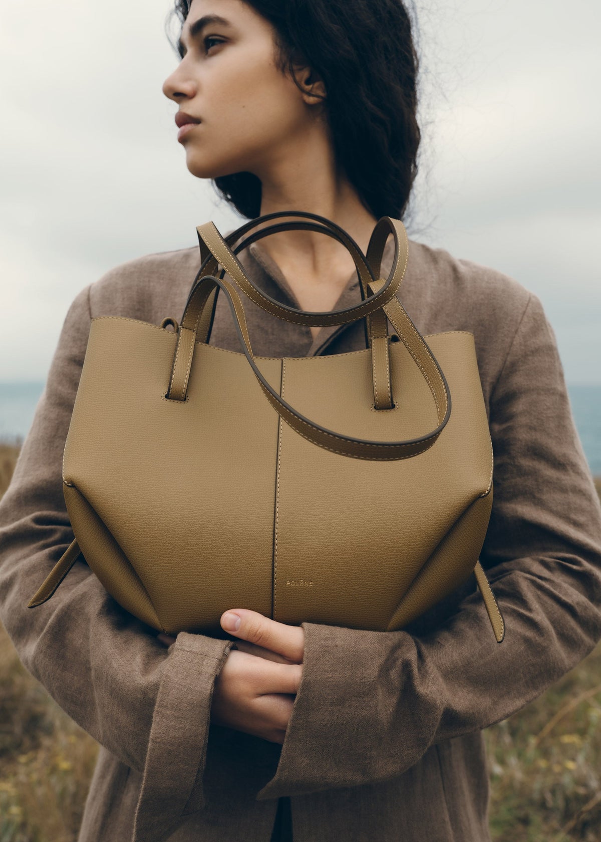 PLNE - Cyme Mini - Textured Smoky Olive-3
