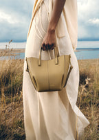 PLNE - Cyme Tote Nano - Textured Smoky Olive